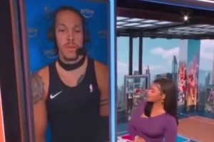 就硬帅？主持人：祝你比赛顺利！戈登搭话：你也是！